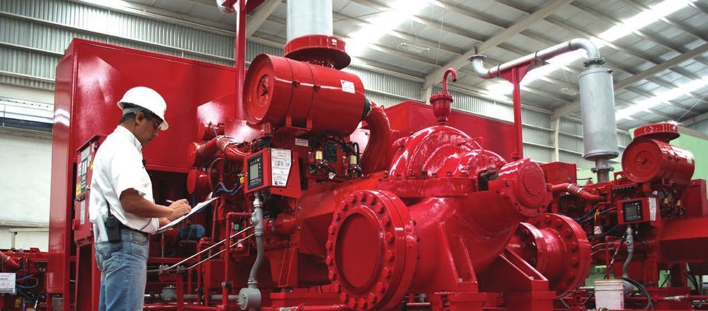 Before it s painted red... Nothing is left to chance with a Ruhrpumpen fire pump system.