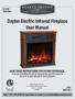 Dayton Electric Infrared Fireplace User Manual