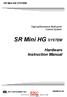 Hardware Instruction Manual. SR Mini HG SYSTEM. High-performance Multi-point Control System IMSRM15-E4 RKC INSTRUMENT INC.