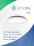 Technical Application Guide for UP-SHINE LED Ceiling light UP-AL W-S3.