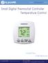 Small Digital Thermostat Controller Temperature Control