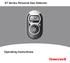 XT Series Personal Gas Detector. Operating Instructions