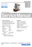 Service Manual. Senseo Twist HD7873/50 HD7873/51 HD7873/52 HD7873/53 13/04. Philips Consumer Lifestyle