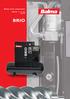 Rotary screw compressors. kw 2, ,5 bar 10 BRIO