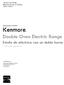 Kenmore Double Oven Electric Range