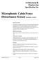 Microphonic Cable Fence Disturbance Sensor (multiplex version)