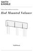 Step by Step Installation Instructions. Rod Mounted Valance. Wall Mount