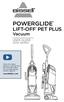 POWERGLIDE LIFT-OFF PET PLUS. Vacuum USER GUIDE 2043 SERIES