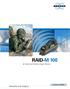 RAID-M 100. Innovation with Integrity. Hand-held Chemical Agent Monitor. Defence CBRNE