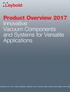 Product Overview 2017 Innovative Vacuum Components and Systems for Versatile Applications