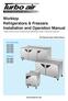 Worktop Refrigerators & Freezers Installation and Operation Manual