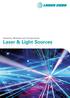 Systems, Modules and Components. Laser & Light Sources Sources