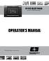 OT-FX2 OLED TOUCH for the FX II Touch control panel OPERATOR S MANUAL. Technicold Marine Systems