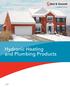Hydronic Heating and Plumbing Products