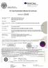 ei DG UV Test EC-Type Examination (Module B) Certificate Certificate No