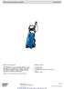 Mobile cold water pressure washers POSEIDON 4