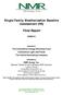 Single-Family Weatherization Baseline Assessment (R5) Final Report