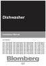 Dishwasher. Installation Manual USA FOR MODELS