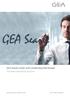 GEA Searle Cooler and Condensing Unit Ranges Top-level engineering solutions. engineering for a better world. GEA Heat Exchangers