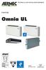 TECHNICAL AND INSTALLATION BOOKLET FANCOIL. Omnia UL IULPY _00. replace: