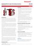 MICRO SWITCH Cable-Pull Safety Switches CPS Series Issue 3. Datasheet FEATURES DESCRIPTION POTENTIAL INDUSTRIAL APPLICATIONS
