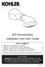 BIR Showerhead Installation and User Guide