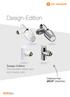 Design-Edition. Design-Edition Thermostatic valves and lockshields, sets