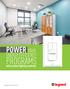 POWER YOUR ENERGY EFFICIENCY PROGRAMS. with proven lighting controls. designed to be better.