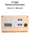 21-light Remote Annunciator. Owner s Manual