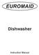Dishwasher. Instruction Manual