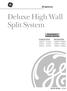 Deluxe High Wall Split System