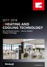 2017 / 2018 //HEATING AND COOLING TECHNOLOGY