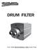 Manual of RDF-Rotatory Drum Filter
