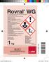 Rovral WG. 1 kg. UN 3077 Packing Group III Environmentally hazardous substance, Solid, N.O.S. (contains iprodione 75%) IE1095