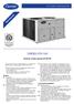 38RBS Air-Cooled Condensing Units. Nominal cooling capacity: kw. Features. Easy and fast installation