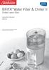 BRITA. Water Filter & Chiller II. Chilled water filter. Instruction Booklet WF6100