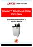 Siberian Elite Glycol Chiller 230V / 50Hz Installation, Operation & Service Manual