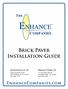 Brick Paver Installation Guide