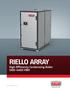 RIELLO ARRAY. High Efficiency Condensing Boiler MBH.