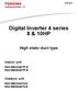 Digital Inverter 4 series 8 & 10HP