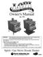 Owner's Manual. Spirit - Gas Stove Room Heater. - July, Listed OMNI