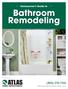 Homeowner s Guide to Bathroom Remodeling