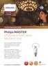 Philips MASTER LEDbulb ClearClassic MV DimTone
