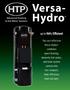 Versa- Hydro. up to 96% Efficient