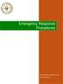 Emergency Response Procedures