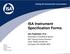 ISA Instrument Specification Forms