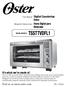 User Manual Digital Countertop Oven. Manual de Instrucciones Horno Digital para Mostrador