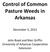 Control of Common Pasture Weeds in Arkansas