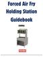 Forced Air Fry Holding Station Guidebook (FAFHS)