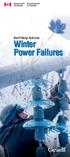 Self-Help Advice. Winter Power Failures